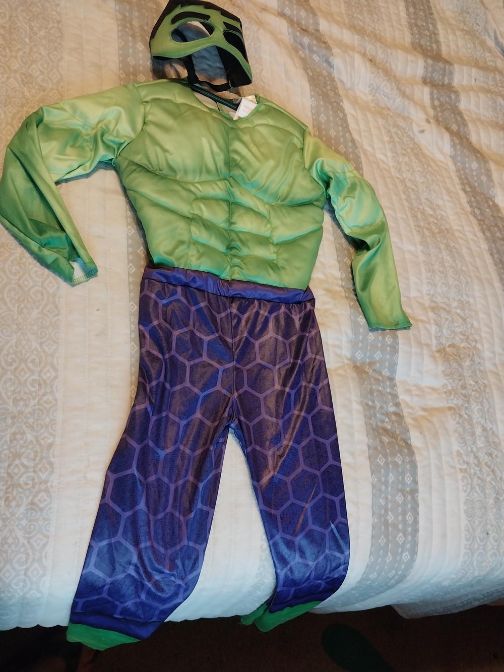 Kids Green and Purple Superhero Costume - Brand: